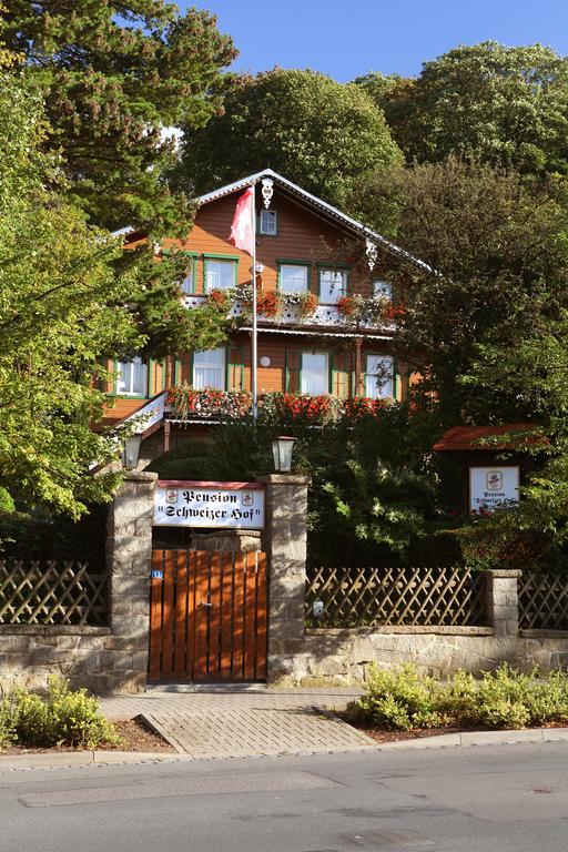 Pension Schweizer Hof Wernigerode Esterno foto